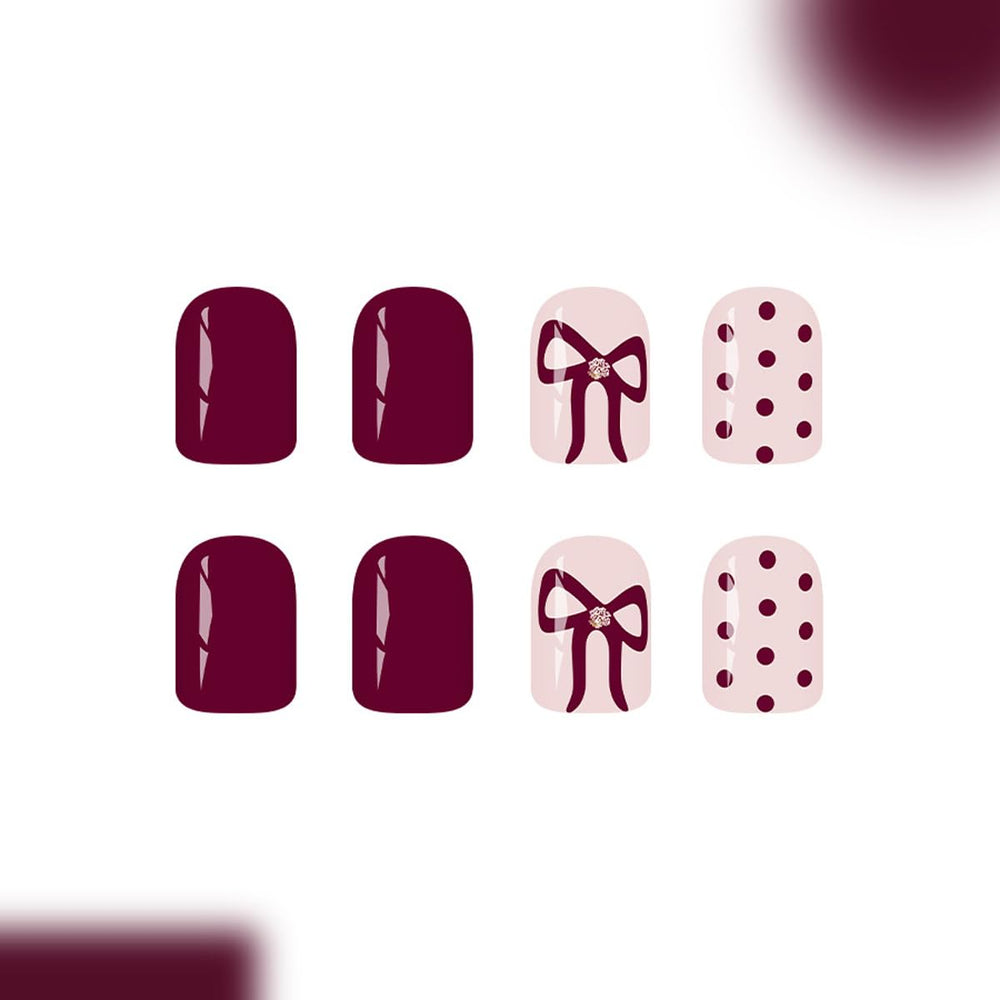 SYPAFG press-on nails 24pc kit with jelly glue demonstrates quick, salon-like application.
