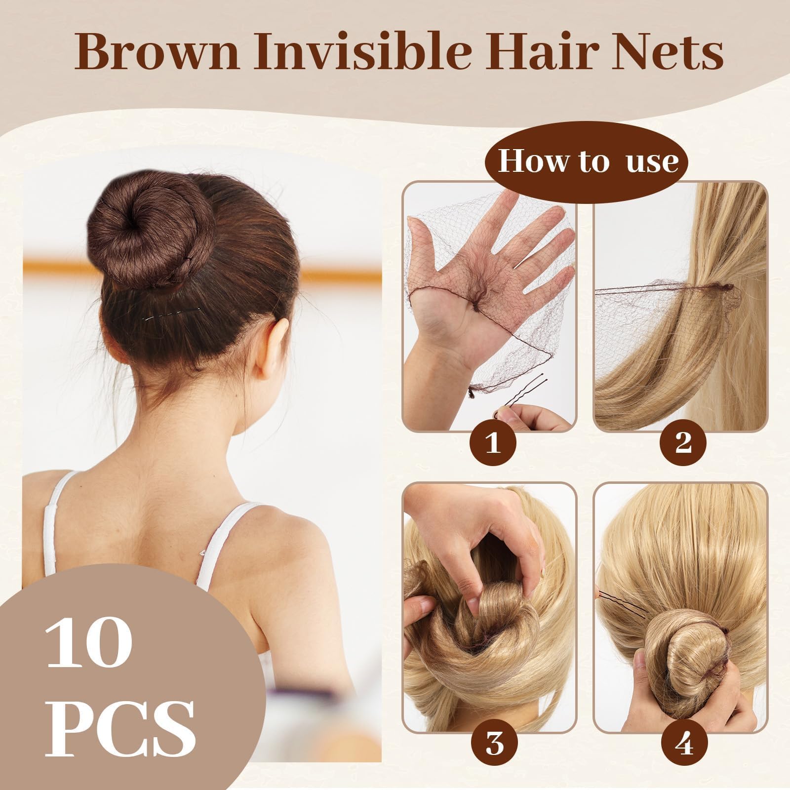 SYGY ballet kit-bobby-pins-5: gentle grip to protect hair while shaping intricate styles.