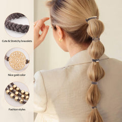 SYGY boho hair ties style 4 two-color mix adds subtle accent to outfits