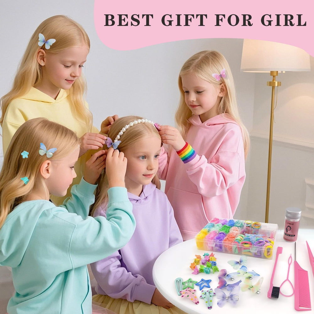 SYGY hair combs and tail tools with storage box for organization