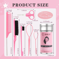 SYGY hair tail tools help create loose braids and sleek ponytails.