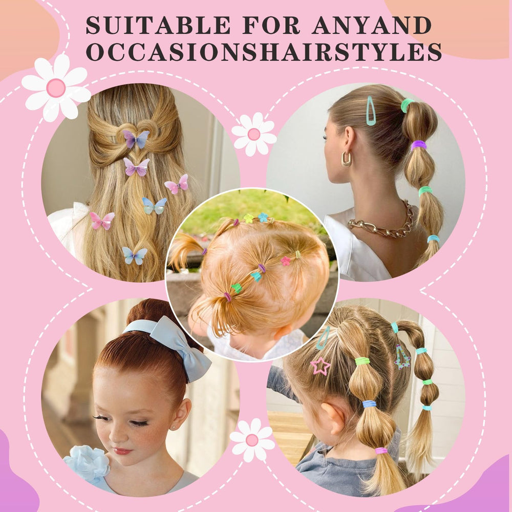 SYGY mini hair claws for quick, secure holds