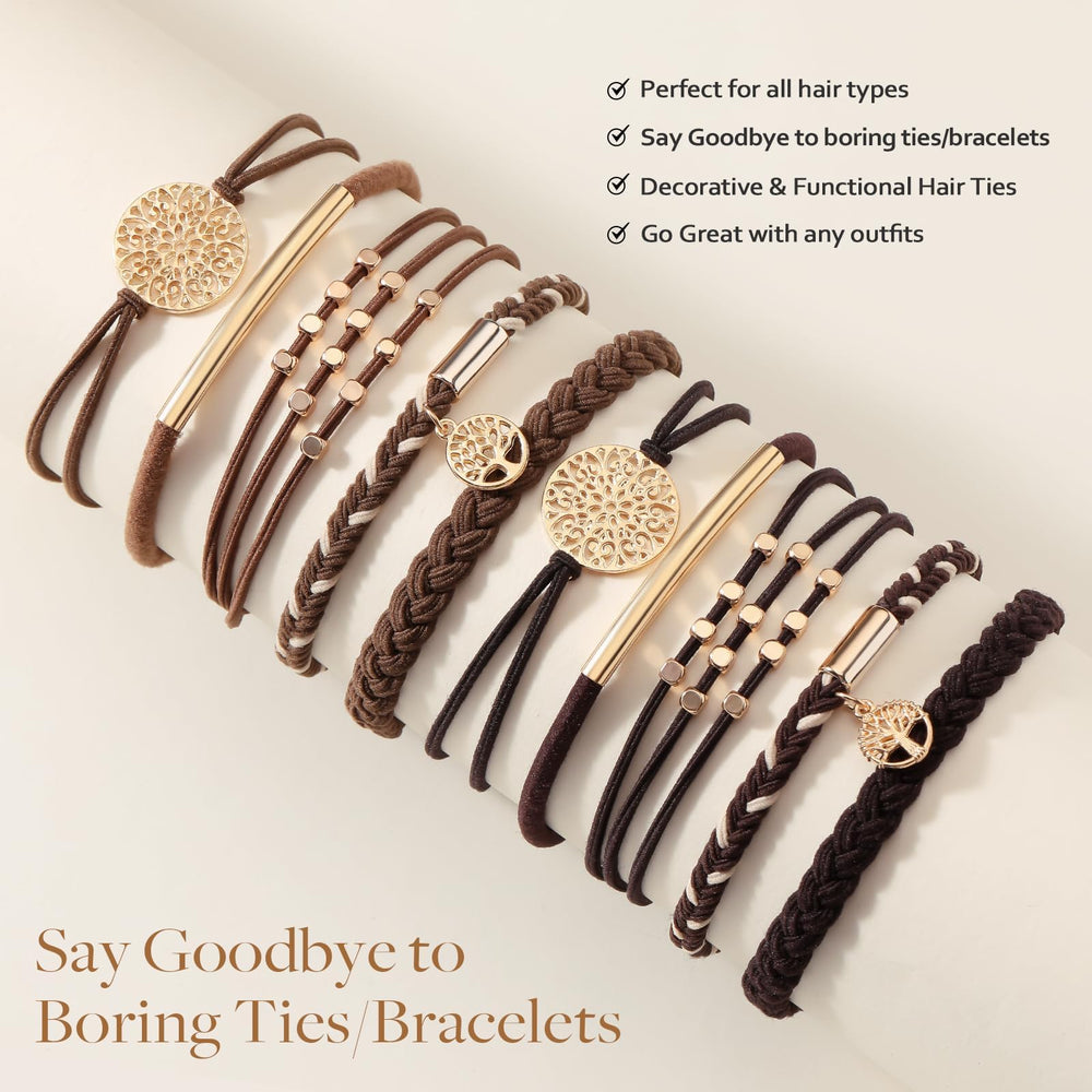SYGY multifunctional hair ties used as bracelets on the go