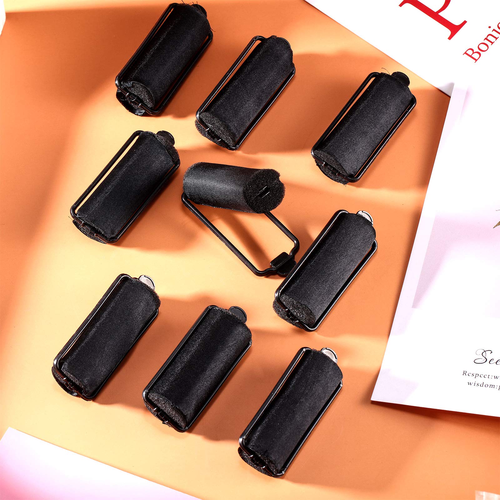 Syhood easy-hair-styling with rollers captures simple at-home curls.
