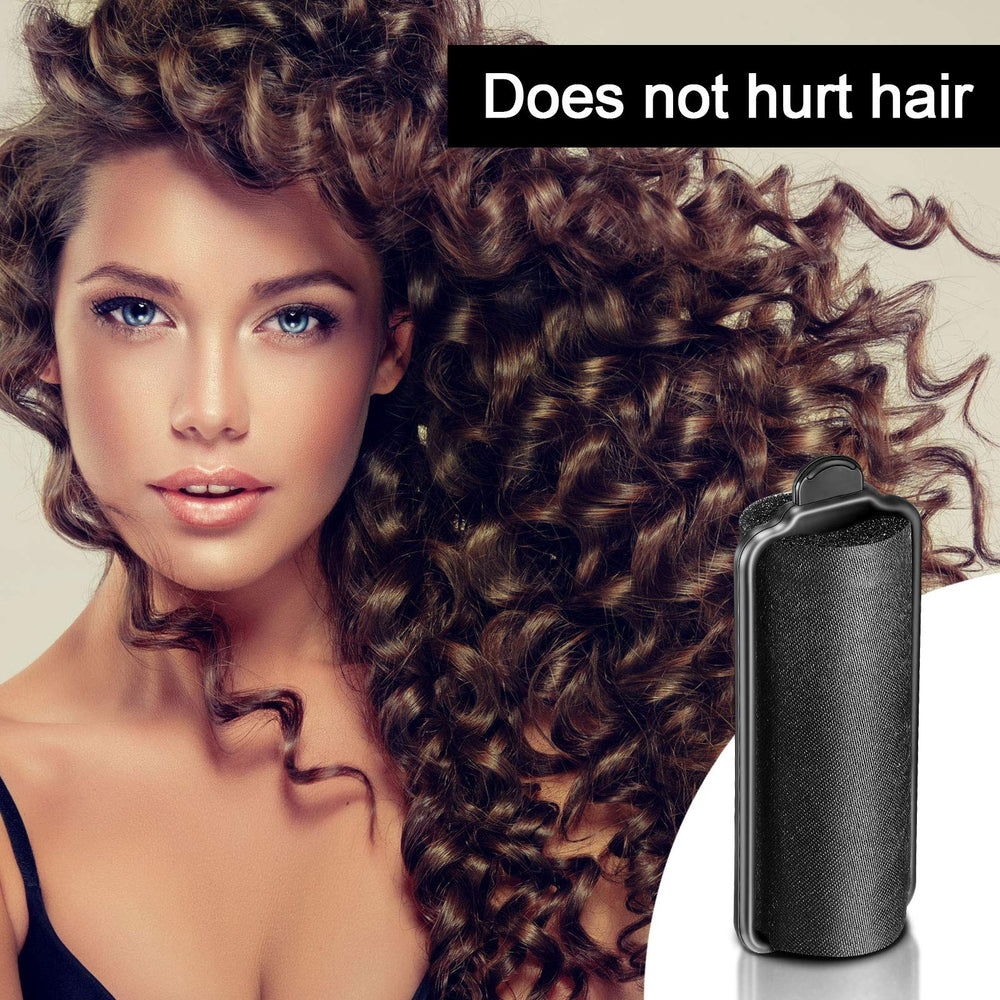 Syhood hair-comb-included demonstrates handy detangling before rolling.