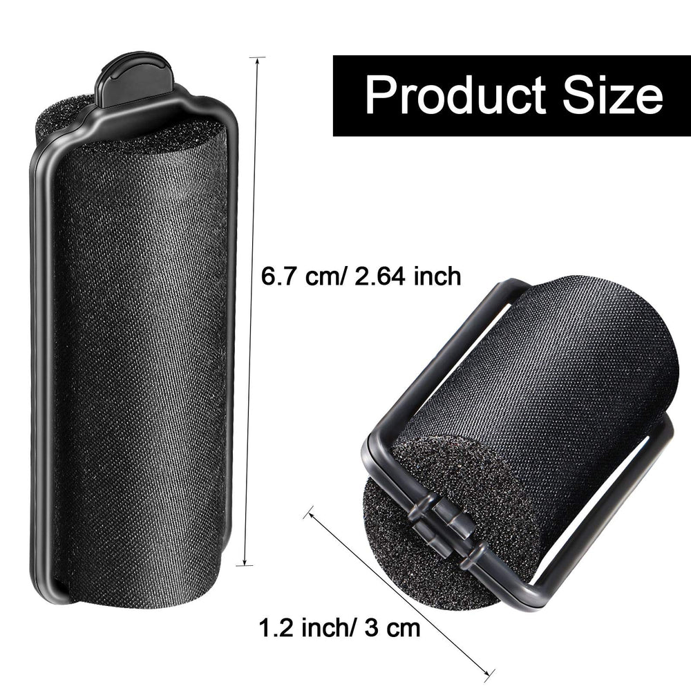 Syhood satin-foam-roller diameter-1-42inch features medium curls.