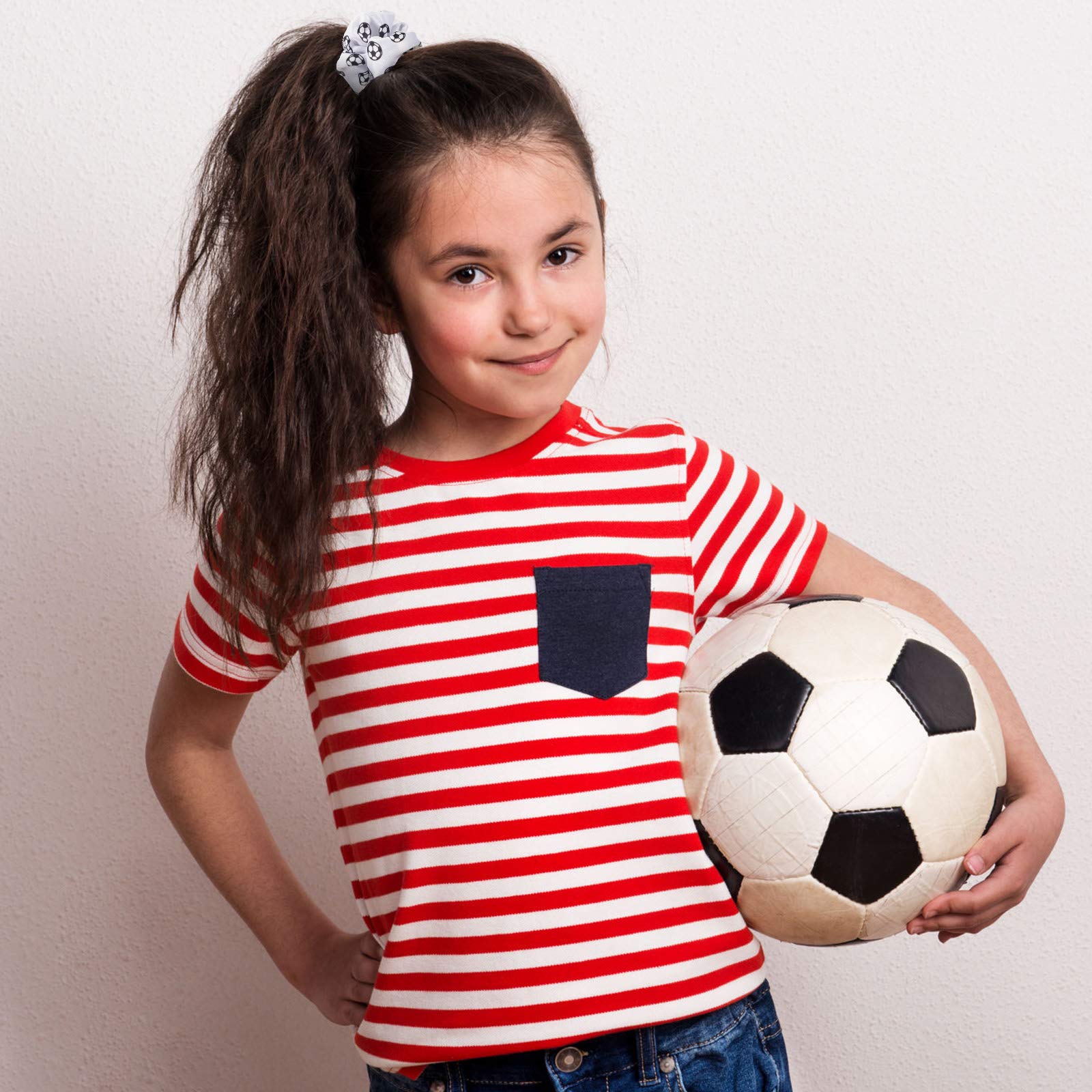 Syhood sport-element hair band on wrist demonstrates versatile style