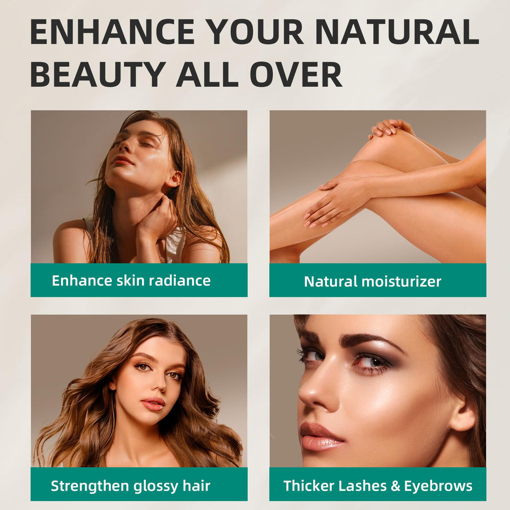 SYLVANA castor oil skin care for nourishing eyebrows and lashes