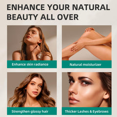 SYLVANA castor oil skin care for nourishing eyebrows and lashes