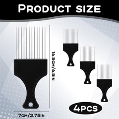 SynHHnergyx afro picks with wide teeth glide through curly hair without snagging