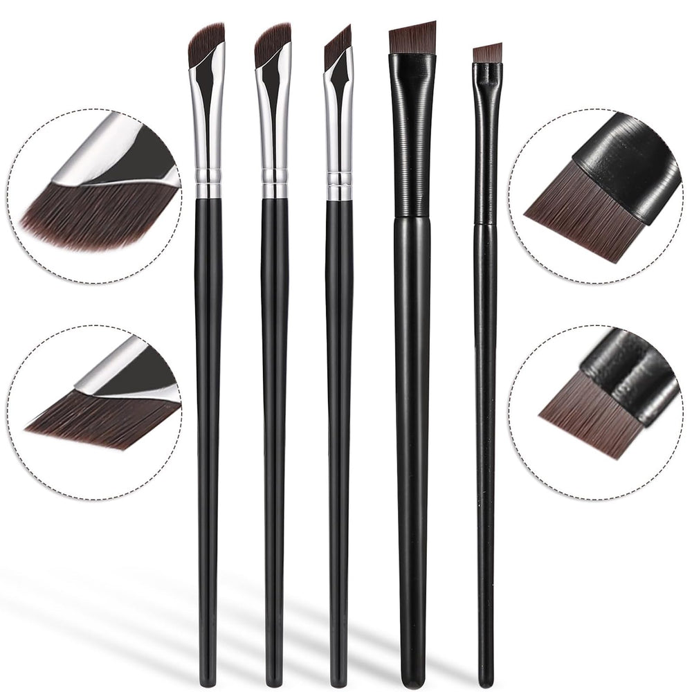 SynHHergyx angled eyebrow brush detail tip enables delicate lines.