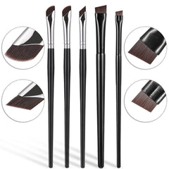 SynHHergyx angled eyebrow brush detail tip enables delicate lines.