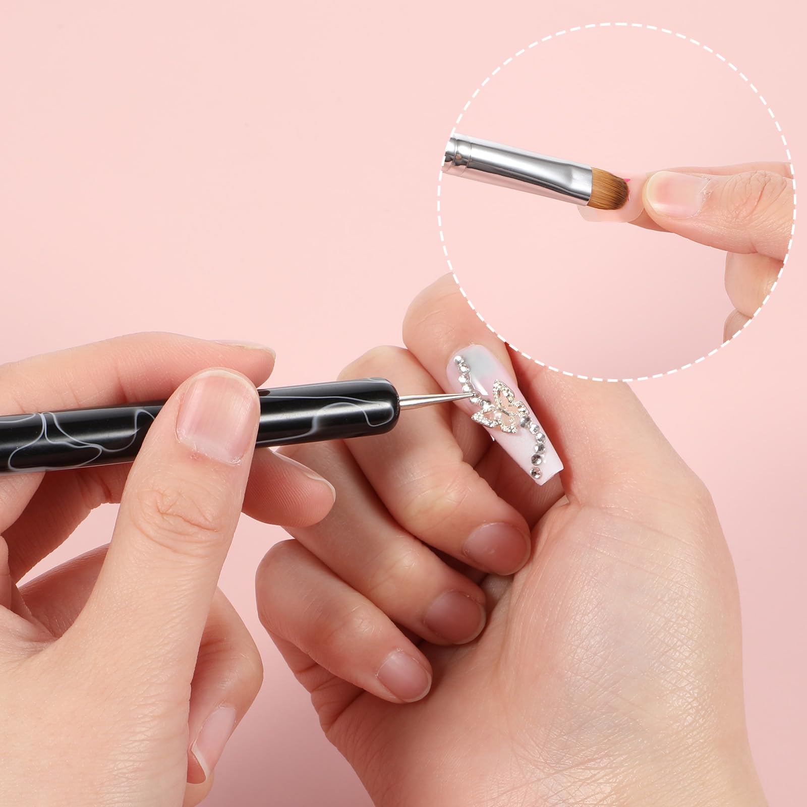 SynHHnergyx dotting details for flowers and fine lines.