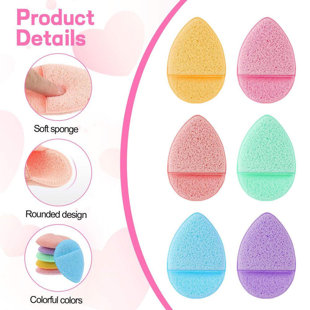 SynHHnergyx purple face sponge delivers smooth cleansing with gentle exfoliation.