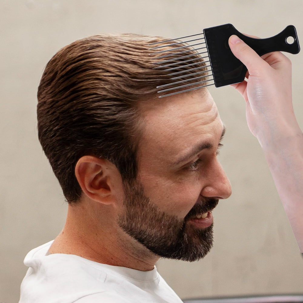 SynHHnergyx hair pick designed for curly hair to lift and shape with comfort
