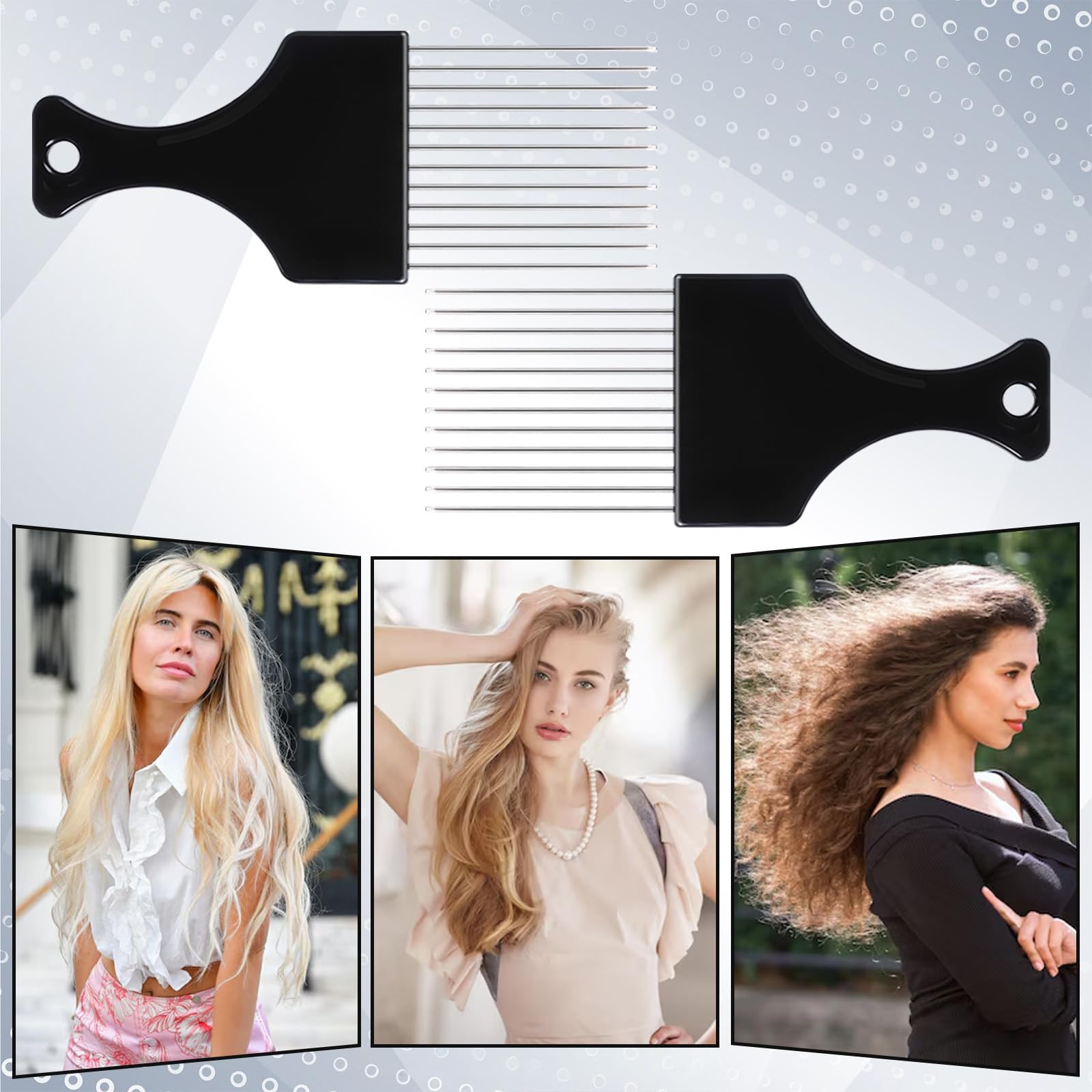 SynHHnergyx packaging content showing 4-piece steel pin comb set