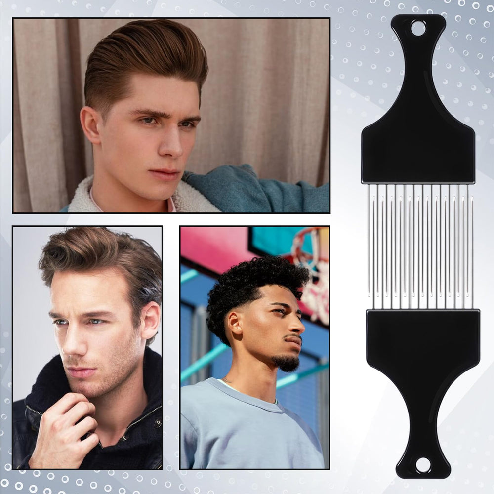 SynHHnergyx steel pin comb multipurpose tool for professional and DIY styling