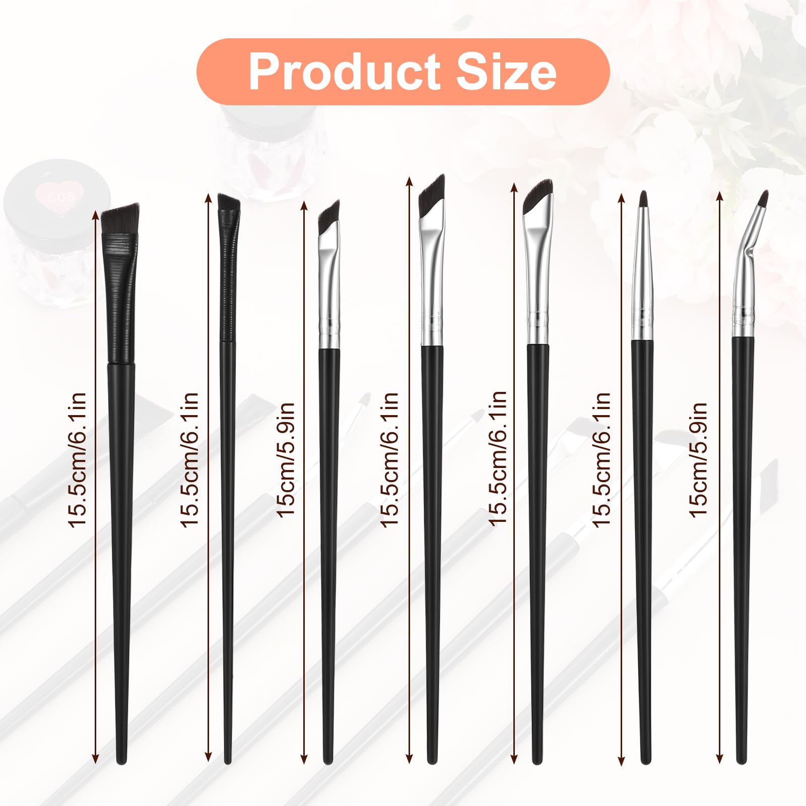 SynHHergyx ultra-thin eyeliner brush delivers clean lines for defined wings.