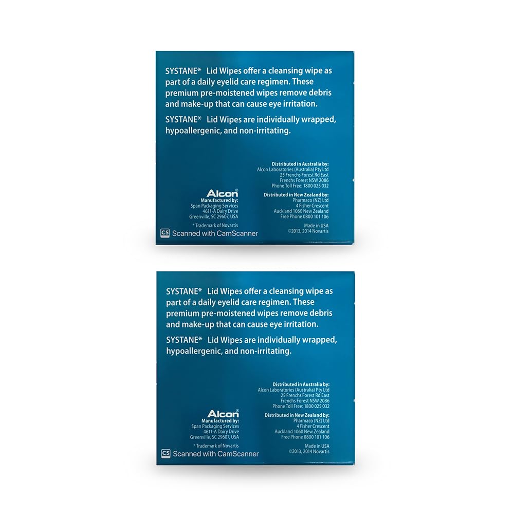 Systane Lid Wipes demonstrate makeup removal around the eyes for a clean finish.