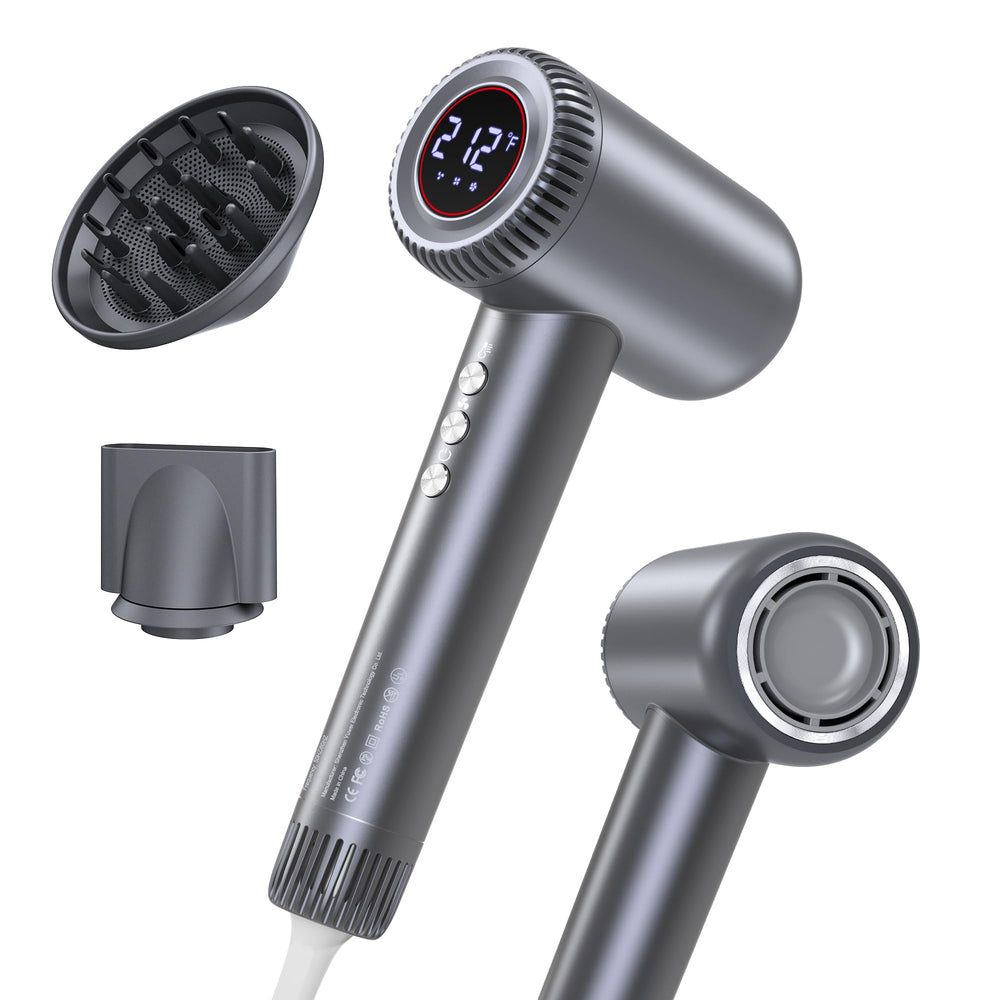 Syvekk hair dryer with 180000rpm motor delivering fast drying for thick hair