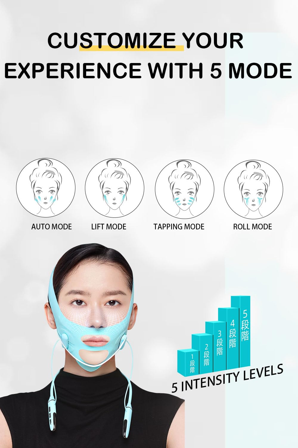 SZBB Face Belts double-chin reducer helps define the jawline over time