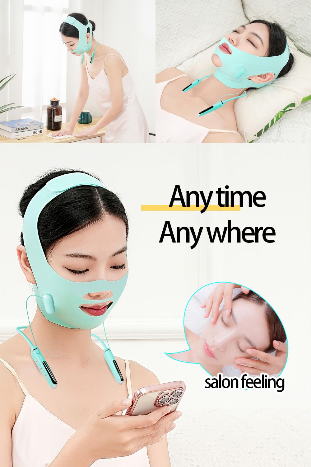 SZBB Face Belts comfortable for extended wear during reading or watching