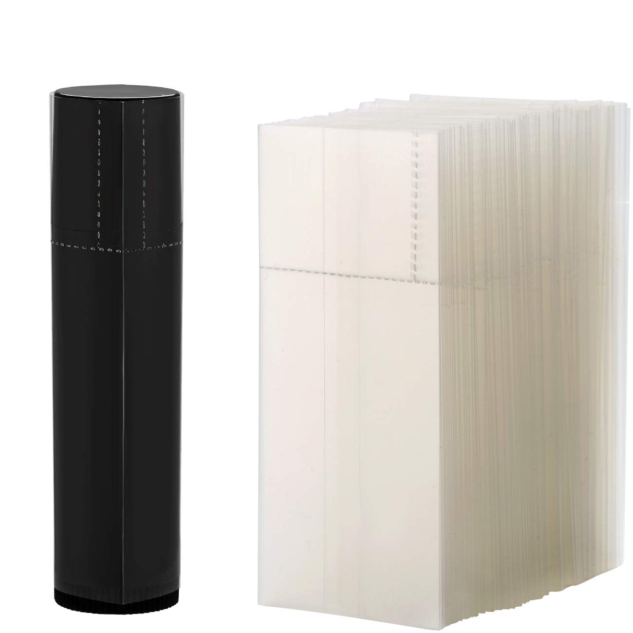 SZCJMYKJ shrink wrap application around lip balm tubes enhances a professional, tamper-evident presentation.