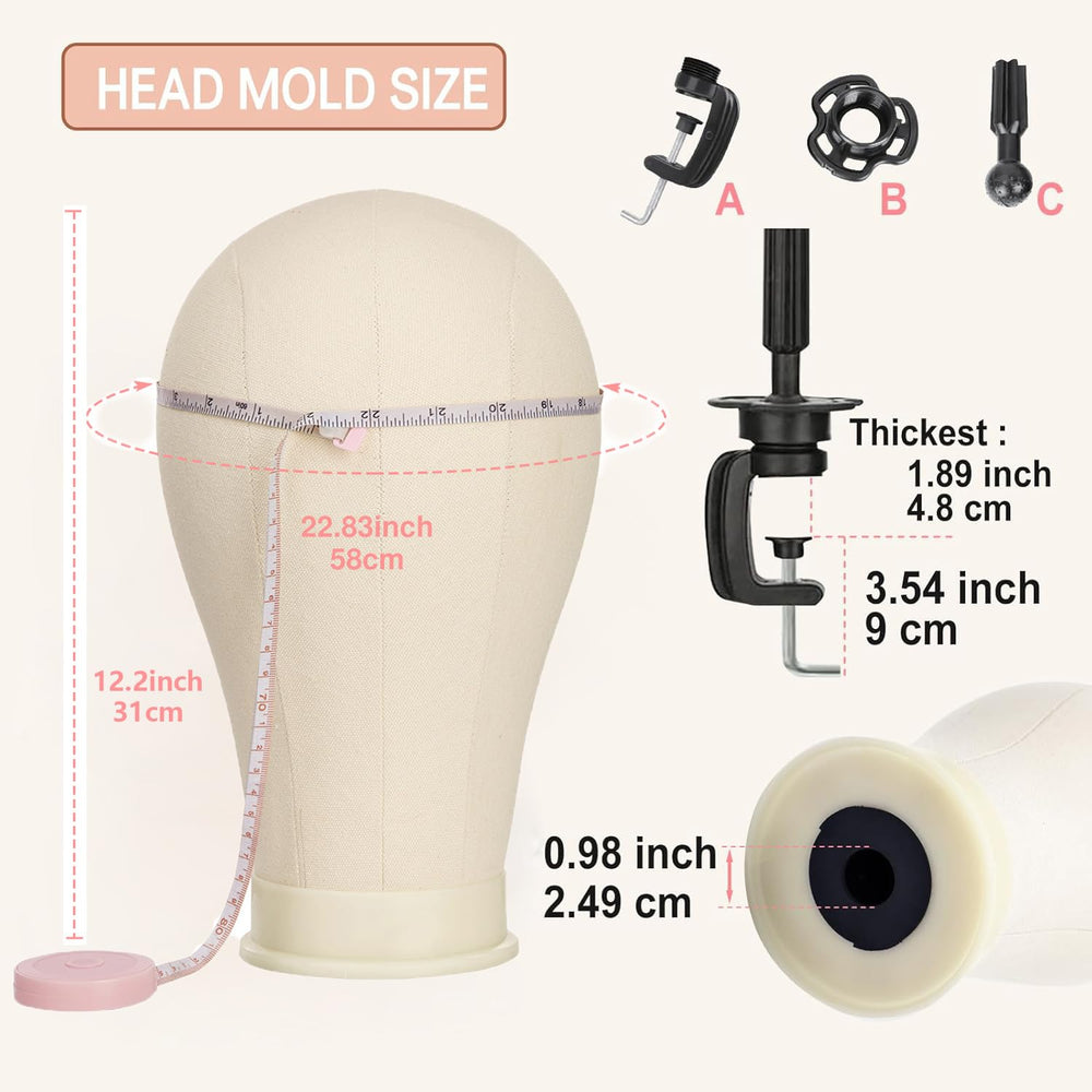 SZCY LLC 3.5-inch C-type pins offer strong wig attachment