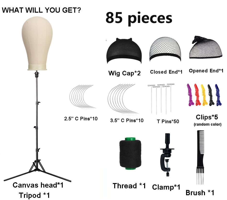 SZCY LLC T-pins set secures wigs during creation
