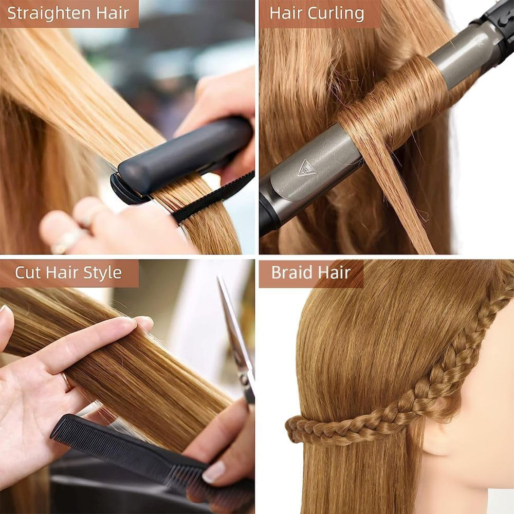 SZCY image shows safe heat styling within guidelines for curling and straightening.
