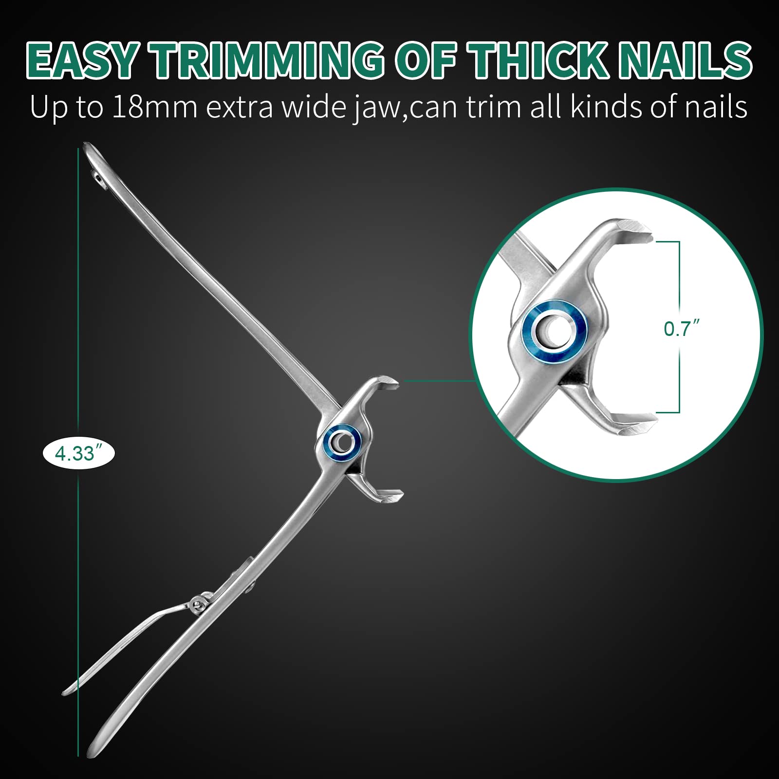 SZHLUX clippers for ingrown nails ideal for home care