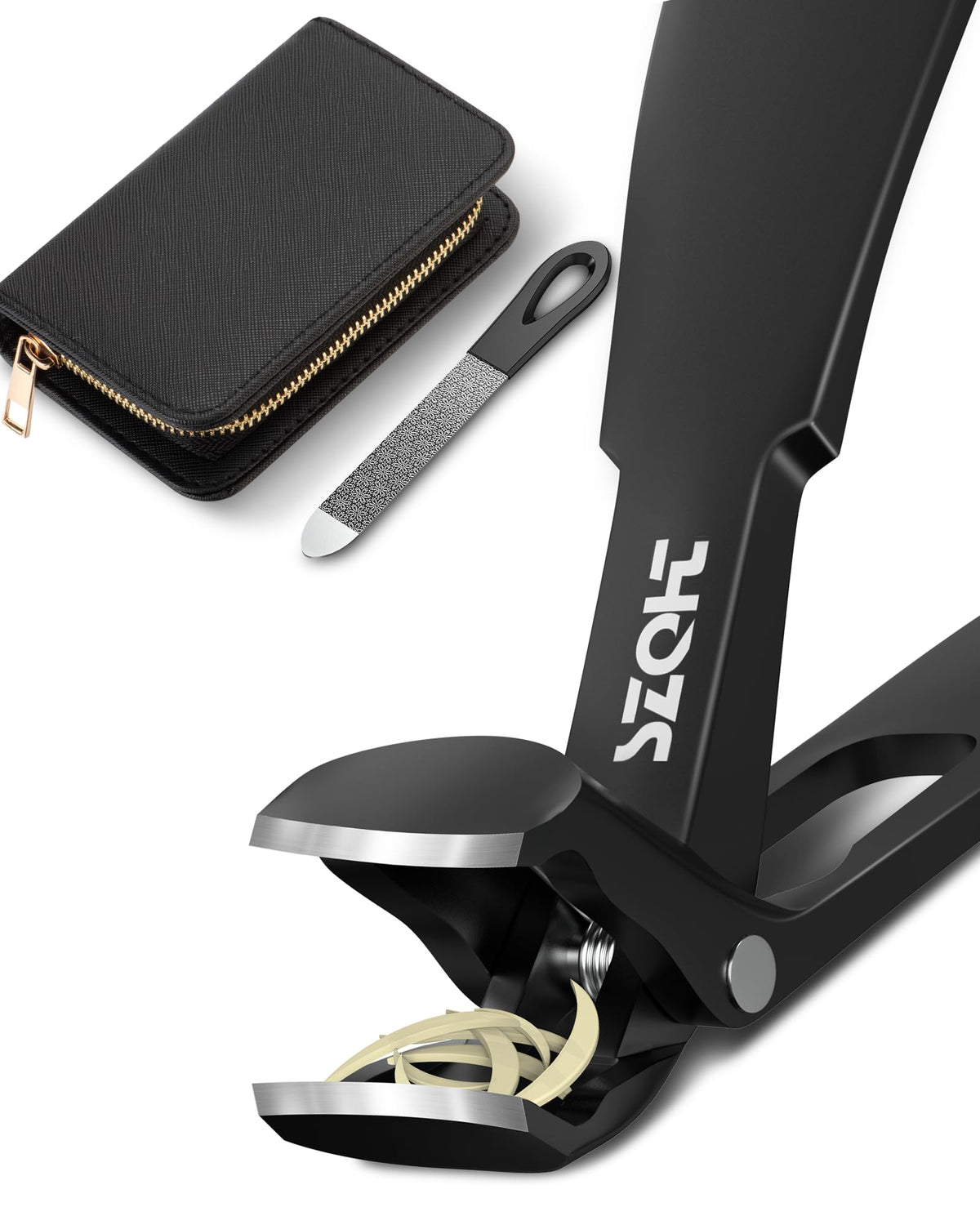SZQHT 2025 upgraded angled head nail clippers offer ergonomic precision trimming.