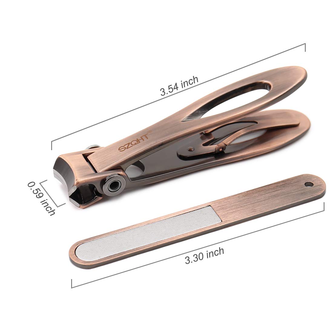 SZQHT reinforced handle demonstrates a non-slip grip during thick nail trimming.
