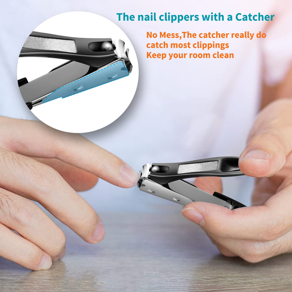 SZQHT toenail clippers set curved blades for smooth cut