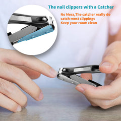 SZQHT toenail clippers set curved blades for smooth cut