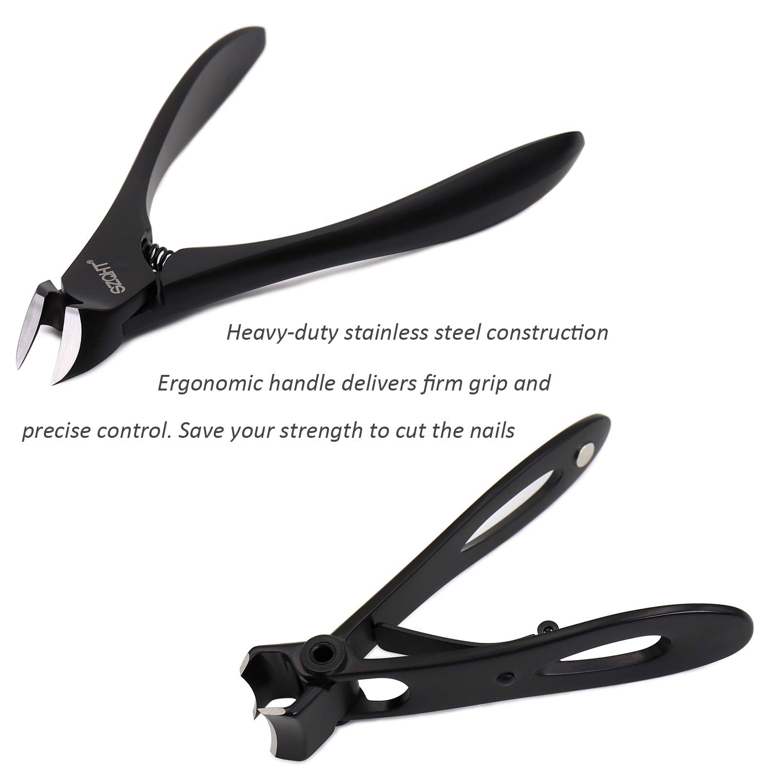 SZQHT pedicure kit sturdy blades prevent nail splitting
