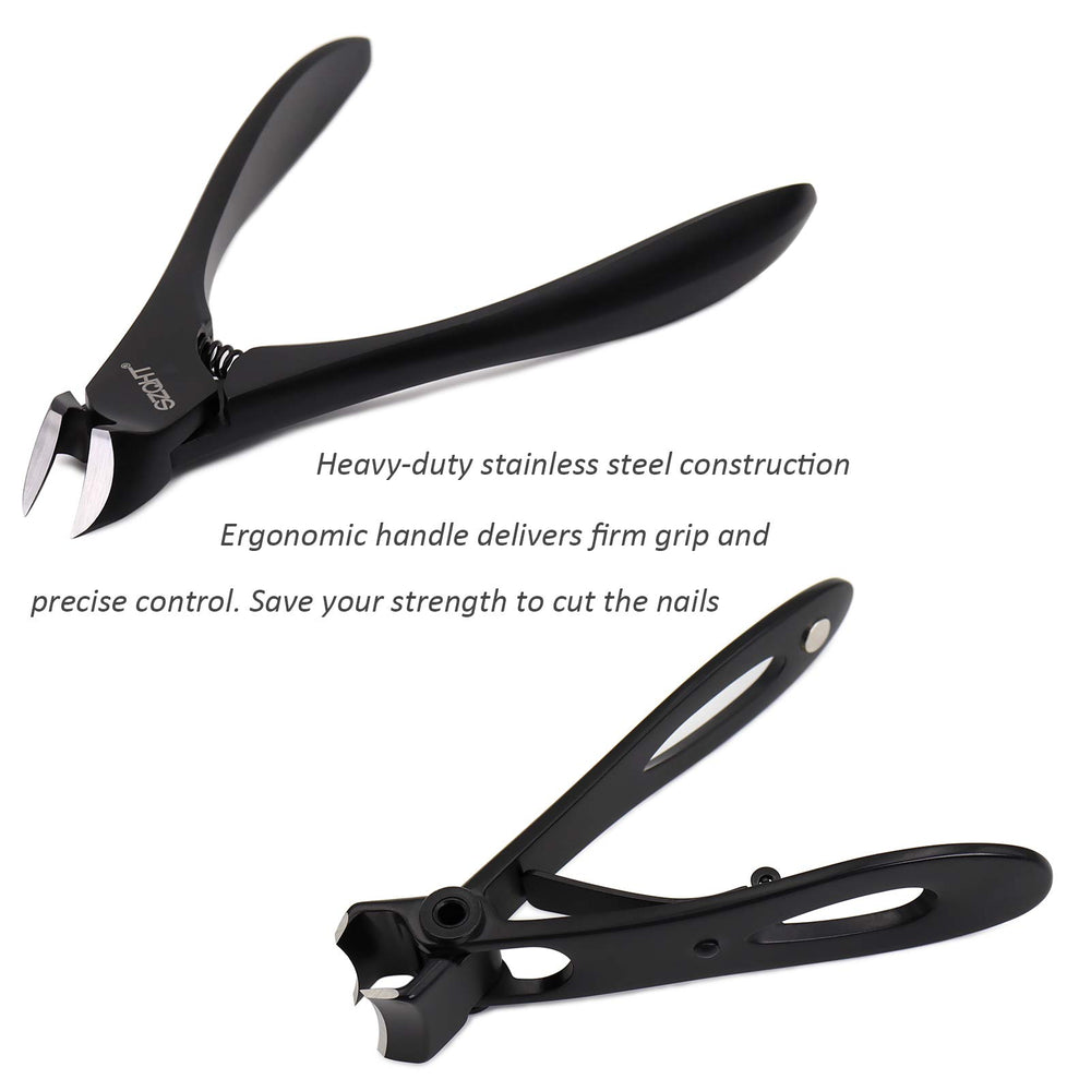 SZQHT pedicure kit sturdy blades prevent nail splitting
