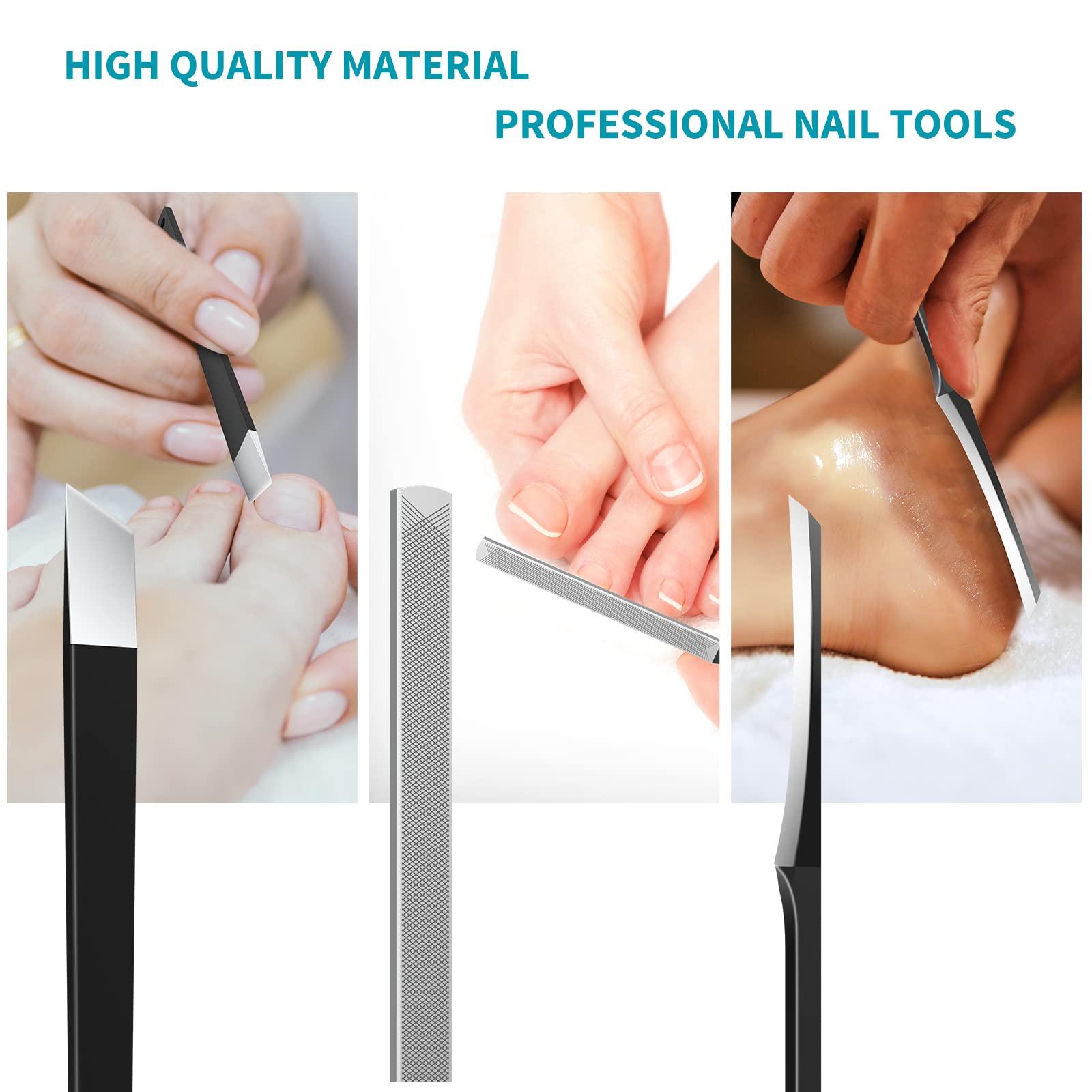 SZQHT toenail clippers set salon-grade tool for home use