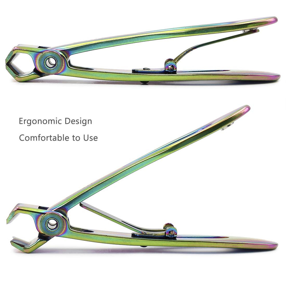 SZQHT Prismatic wide 15mm jaw enables trimming thick nails with ease.