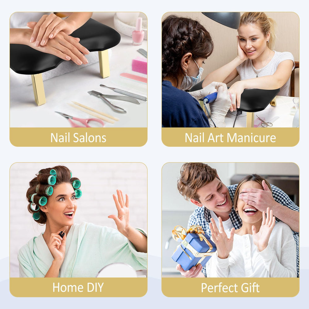 SZSJA Nail Arm Rest enhances desk setup for smooth manicures.