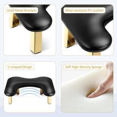 SZSJA Nail Arm Rest PU leather cushion offers easy cleaning and soft touch.