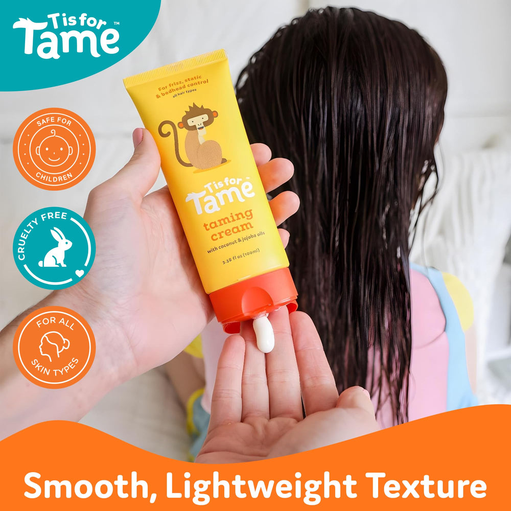 T is for Tame vanilla scent finish image conveys fresh, subtle fragrance