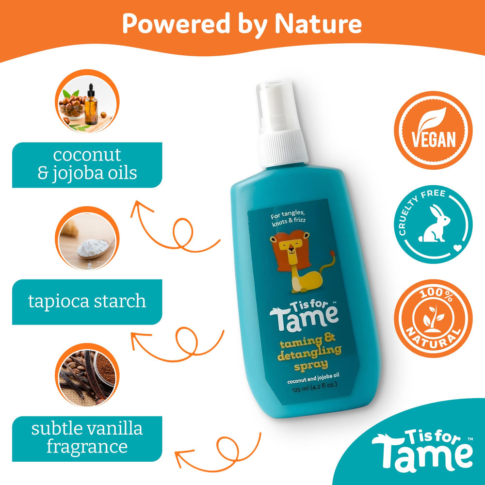T is for Tame made in USA label confirms Pennsylvania manufacturing quality.