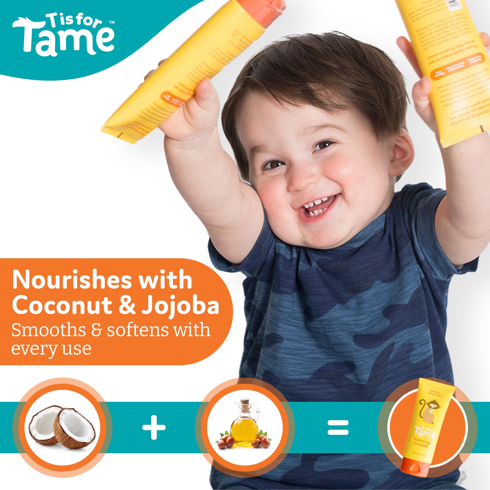 T is for Tame tapioca starch texture indicates light hold for all hair types