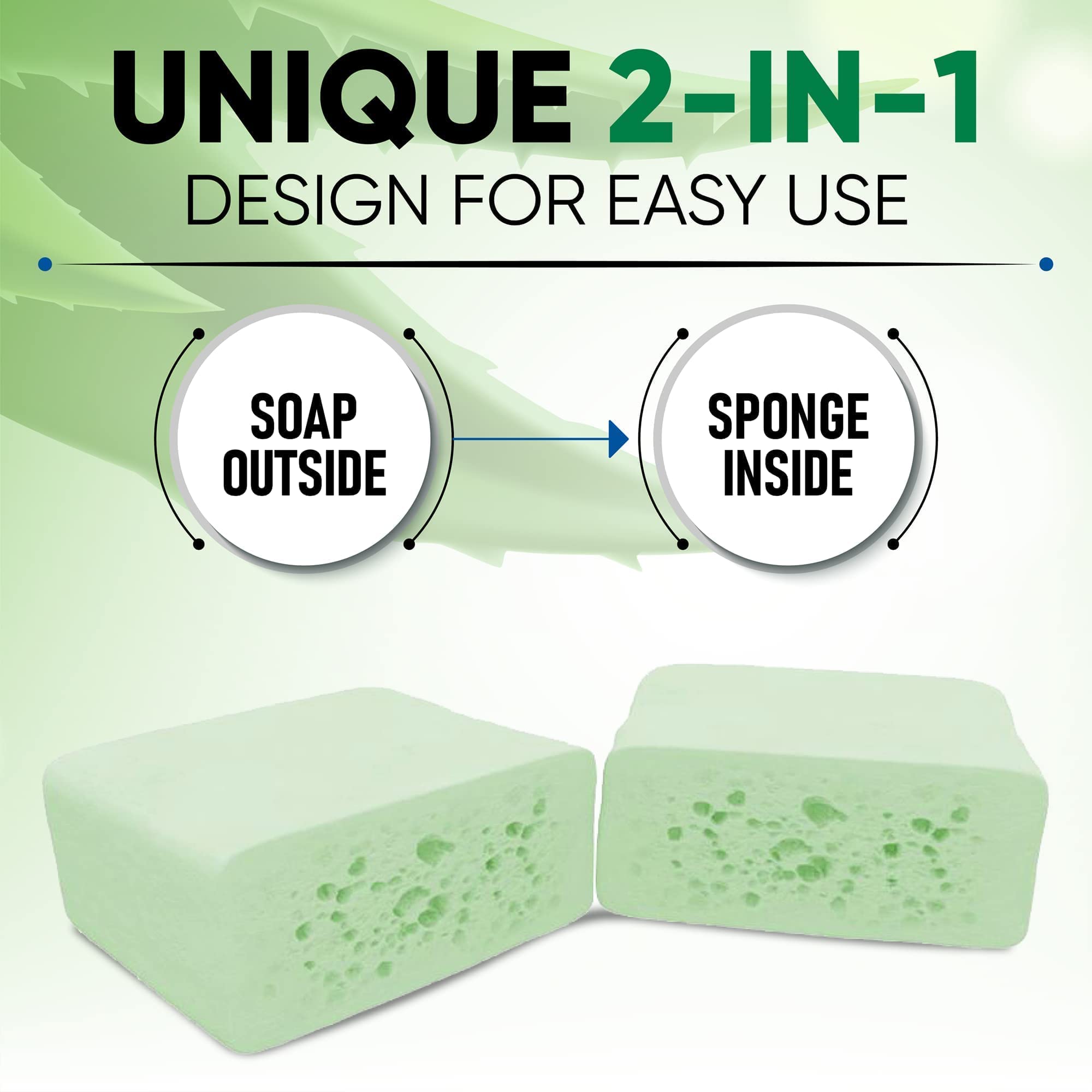 T.TAIO Esponjabon Bath Wash Scrub in action with rich, creamy lather.