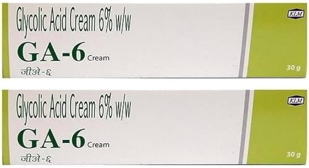 Ta-Ta GA-6 cream pack image showing two tubes for home use and brightening potential