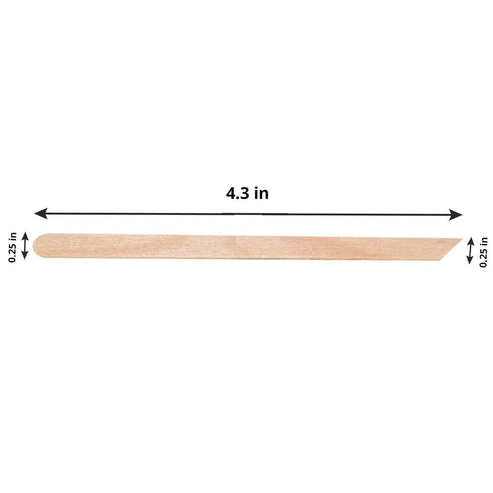 Tachibelle birch-wood sticks with a smooth surface for comfortable waxing sessions.
