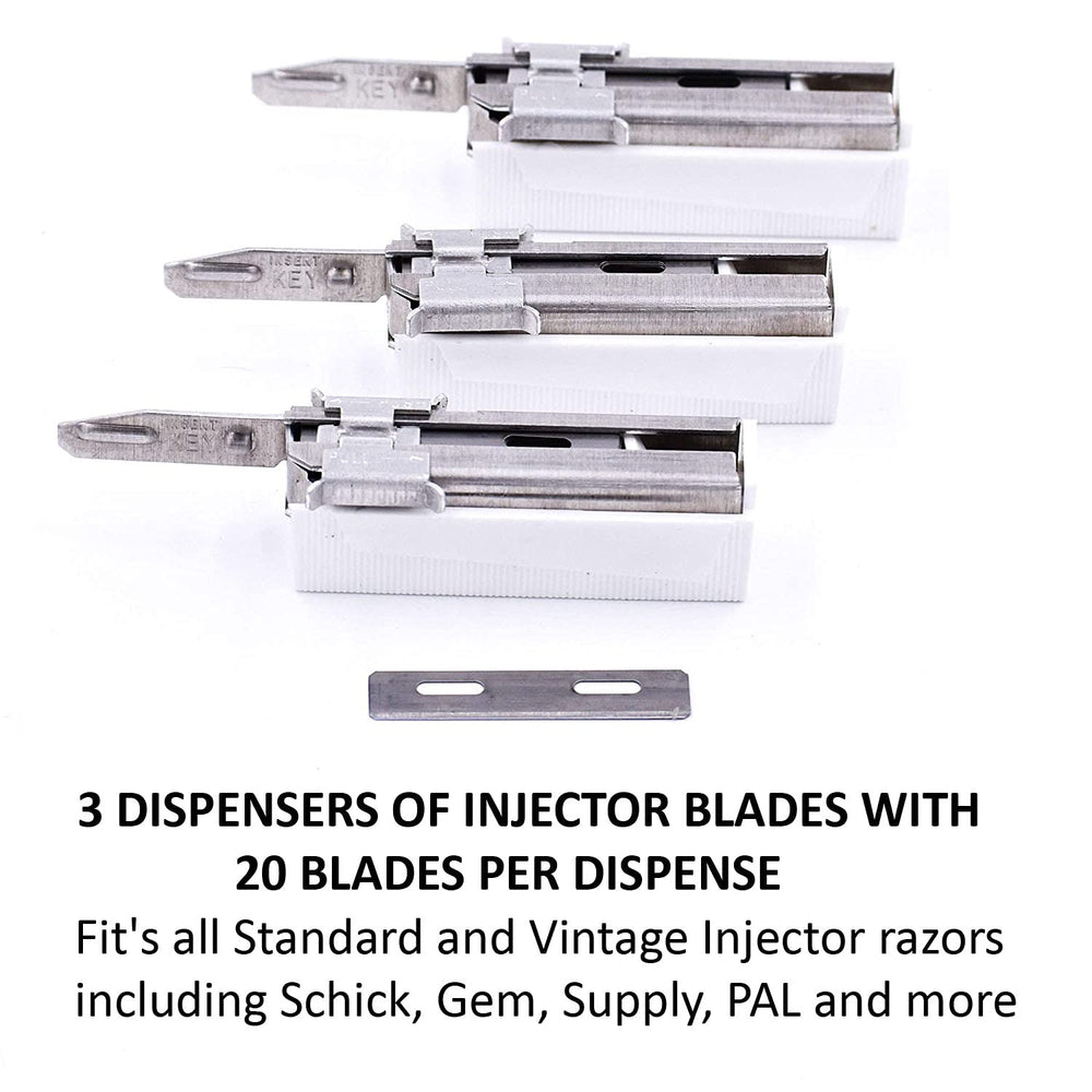 Taconic Shave bulk 60-pack delivers value for barbershops stocking injector blades.