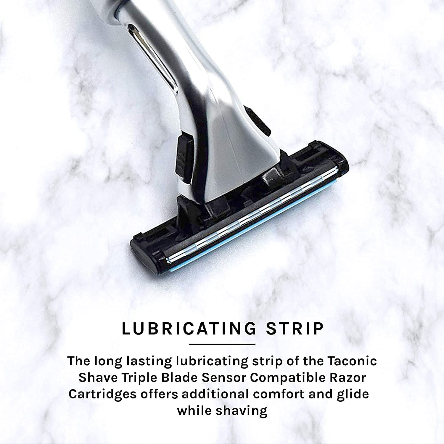 Taconic Shave reaches hard-to-reach spots with ease.