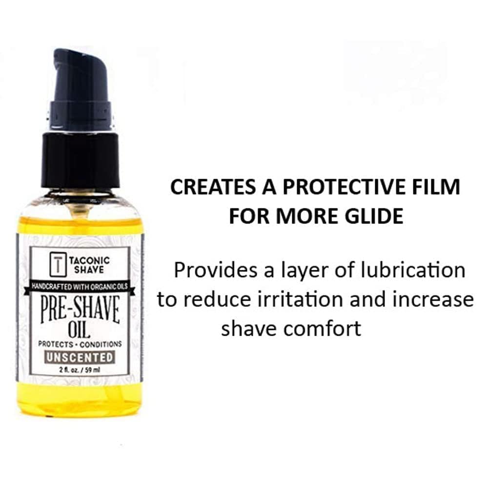 Taconic Shave organic oils close-up highlights vitamin E and safflower.